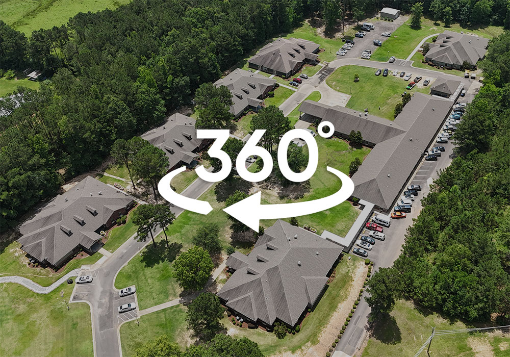 Cottages of Wentworth Drone Shot