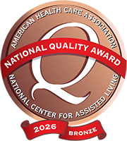 Bronze national quality award logo